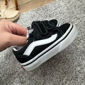 Van toddler Black and White Shoes